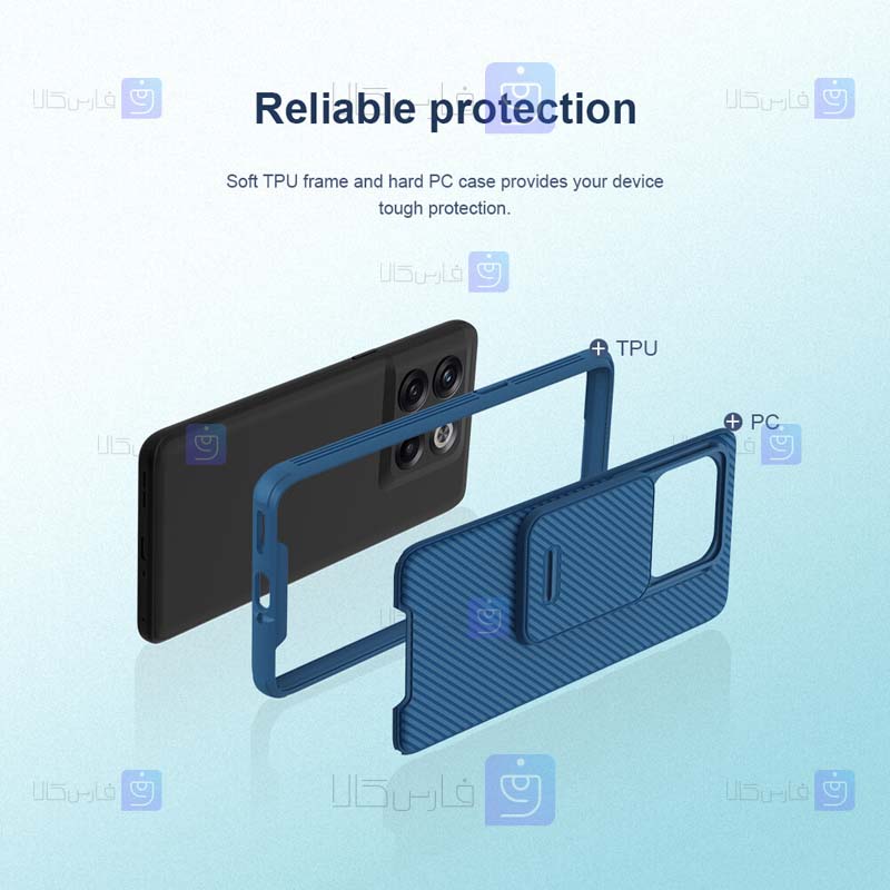 قاب نیلکین Oneplus 10T 5G مدل CamShield Pro