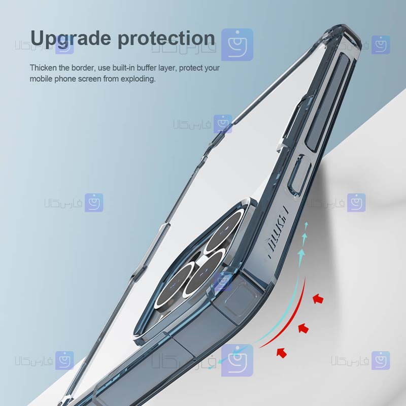 قاب نیلکین Apple iPhone 14 Pro Max مدل Nature TPU Pro