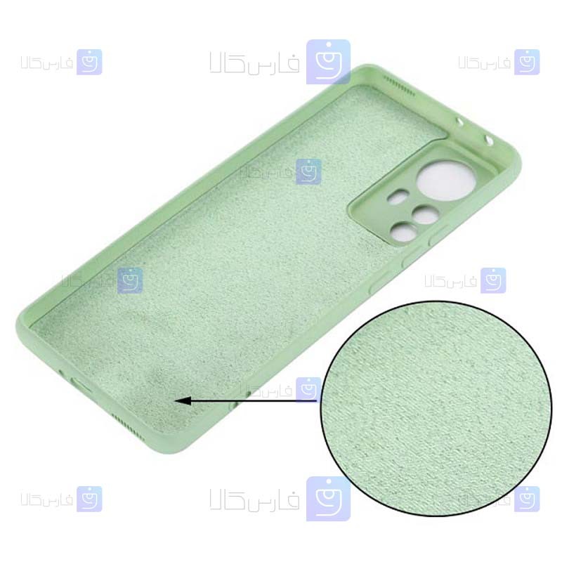 قاب سیلیکونی اصلی Xiaomi 12S مدل محافظ لنز دار