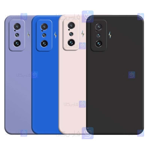 قاب گوشی Xiaomi Poco F4 GT مدل سیلیکونی محافظ لنز دار
