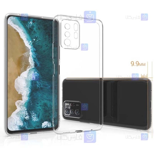 قاب گوشی Xiaomi Redmi Note 10 Pro 5G مدل پشت کریستالی محافظ لنزدار