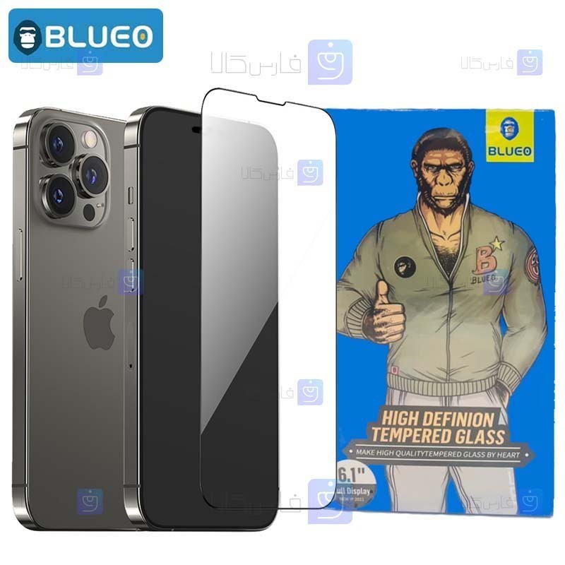 گلس فول Apple iPhone 14 Pro Max مدل BLUEO