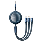 کابل شارژ سریع سه سر بیسوس Baseus Bright Mirror Retractable 66W 1.2m Cable CAMLC-MJ01