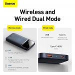 پاور بانک و شارژر وایرلس مگنتی بیسوس Baseus Magnetic wireless quick charging power bank 10000mAh 20W PPMT-02 PPCXW10