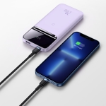 پاور بانک و شارژر وایرلس مگنتی بیسوس Baseus Magnetic wireless quick charging power bank 10000mAh 20W PPMT-02 PPCXW10