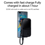 پاوربانک شارژر سریع 10000میلی آمپر بیسوس مدل Baseus Qpow Pro Fast Charge Power Bank PPQD020101