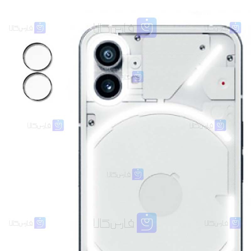 محافظ لنز گوشی Nothing Phone 1 مدل شیشه ای