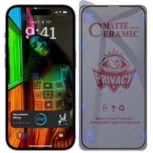 محافظ صفحه گوشی Apple iPhone 14 Pro مدل سرامیکی حریم شخصی