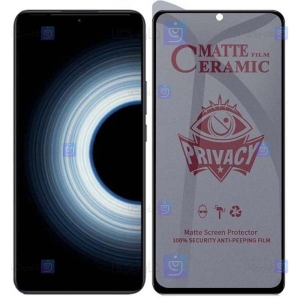محافظ صفحه گوشی Xiaomi Redmi K50 Ultra مدل سرامیکی حریم شخصی