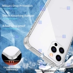 قاب کپسولی Apple iPhone 14 Pro Max مدل ژله ای محافظ لنز دار