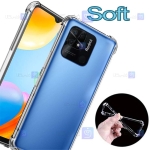 قاب ژله ای Xiaomi Redmi 10C مدل کپسولی محافظ لنز دار