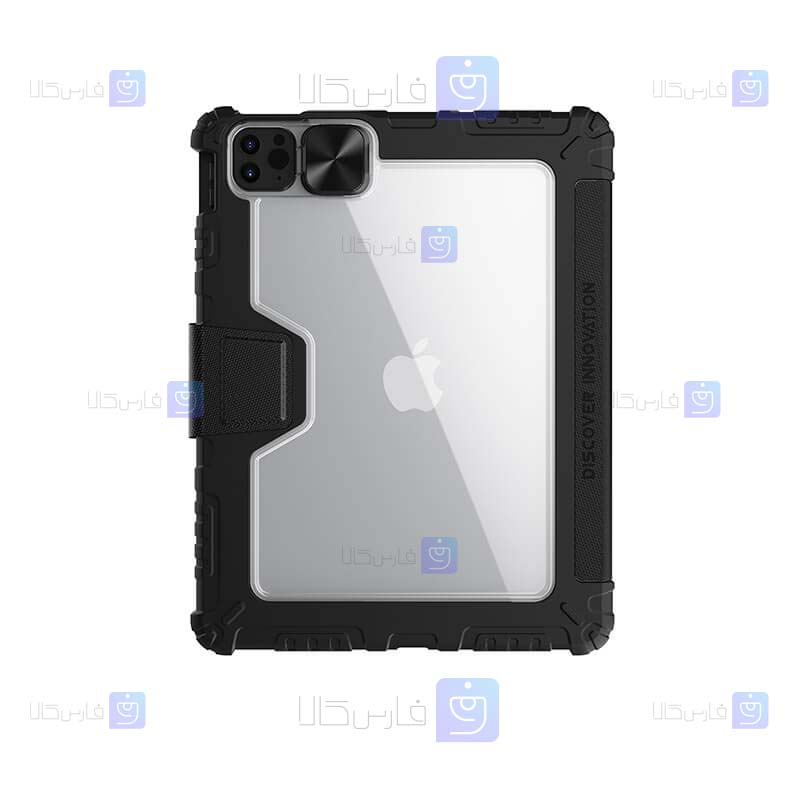 کیف محافظ لنزدار نیلکین Apple iPad Air 2022 مدل Bumper Leather Pro