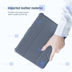 کیف محافظ لنزدار نیلکین Apple iPad Air 2022 مدل Bumper Leather Pro