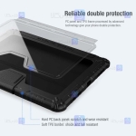 کیف محافظ لنزدار نیلکین Apple iPad Air 2022 مدل Bumper Leather Pro