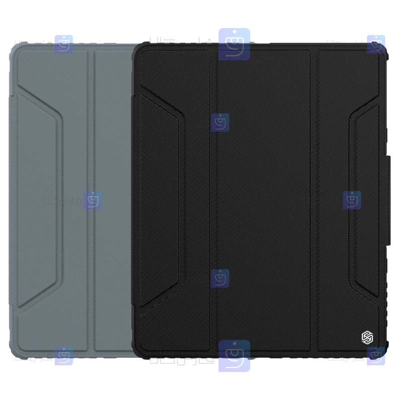 کیف محافظ لنزدار نیلکین Apple iPad Pro 12.9 2020 مدل Bumper Leather Pro