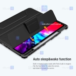کیف محافظ لنزدار نیلکین Apple iPad Pro 12.9 2020 مدل Bumper Leather Pro