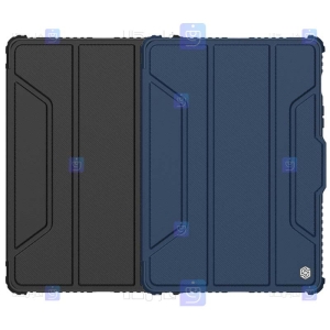 کیف محافظ لنزدار نیلکین Samsung Galaxy Tab S7 مدل Bumper Leather Pro