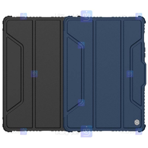 کیف محافظ لنزدار نیلکین Samsung Galaxy Tab S7 مدل Bumper Leather Pro
