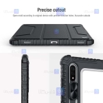 کیف محافظ لنزدار نیلکین Samsung Galaxy Tab S7 Plus مدل Bumper Leather Pro