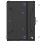 کیف محافظ لنزدار نیلکین Samsung Galaxy Tab S7 Plus مدل Bumper Leather Pro
