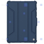 کیف محافظ لنزدار نیلکین Samsung Galaxy Tab S7 Plus مدل Bumper Leather Pro