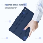 کیف محافظ لنزدار نیلکین Samsung Galaxy Tab S8 مدل Bumper Leather Pro