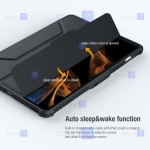 کیف محافظ لنزدار نیلکین Samsung Galaxy Tab S8 مدل Bumper Leather Pro