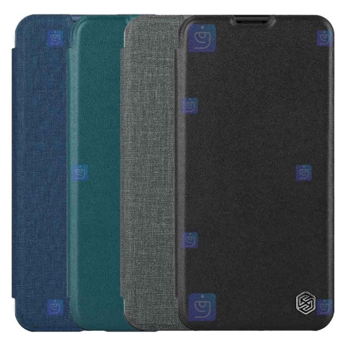 کیف چرمی پارچه ای نیلکین Apple iPhone 14 Plus مدل Qin Pro Plain Leather Cloth case