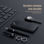 کیف چرمی پارچه ای نیلکین Apple iPhone 14 Plus مدل Qin Pro Plain Leather Cloth case