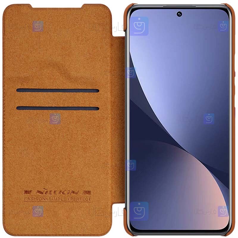 کیف چرمی نیلکین Xiaomi 12S مدل Qin