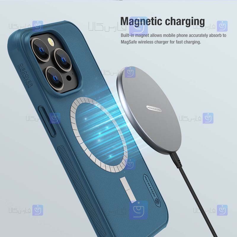 قاب نیلکین Apple iPhone 14 Pro Max مدل Frosted Shield Pro Magnetic