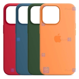 قاب سیلیکونی اصلی Apple iPhone 14 Plus با قابلیت مگ سیف