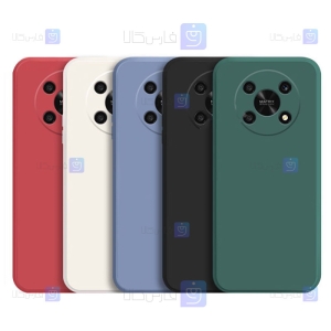 قاب سیلیکونی Honor X9 مدل محافظ لنز دار