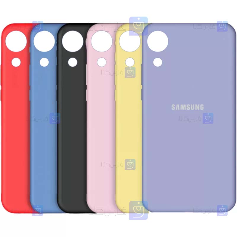 قاب گوشی Samsung Galaxy A03 Core مدل سیلیکونی محافظ لنز دار