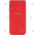 قاب گوشی Samsung Galaxy A7 2018 مدل سیلیکونی محافظ لنز دار