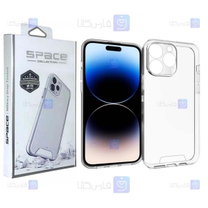 قاب پشت کریستالی Apple iPhone 14 Pro مدل Space Collection با محافظ لنز
