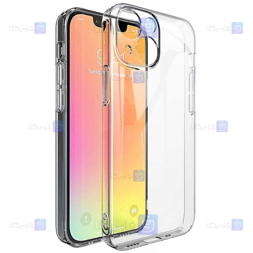 قاب گوشی Apple iPhone 14 Plus مدل پشت کریستالی محافظ لنزدار