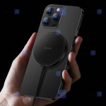 شارژر وایرلس آیفون بیسوس مدل Simple Mini 2 CCJJ010001