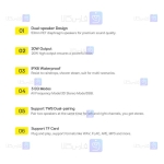 اسپیکر بلوتوث بیسوس مدل V1 Wireless Speaker WSVY000001