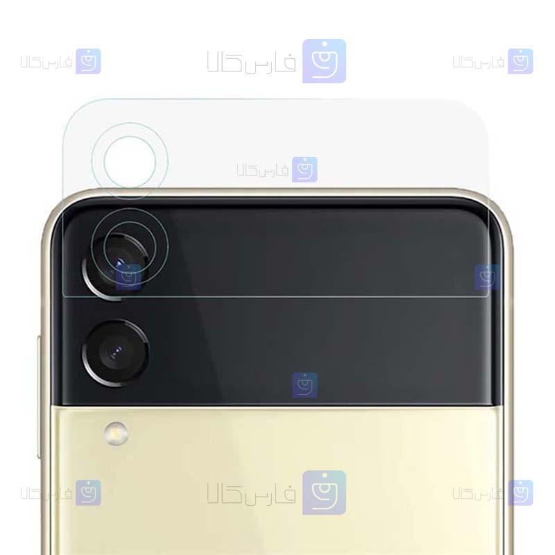 محافظ لنز گوشی Samsung Galaxy Z Flip 4 5G مدل شیشه ای