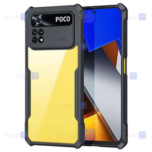 قاب ضد ضربه Xiaomi Poco X4 Pro 5G مدل دور رنگی