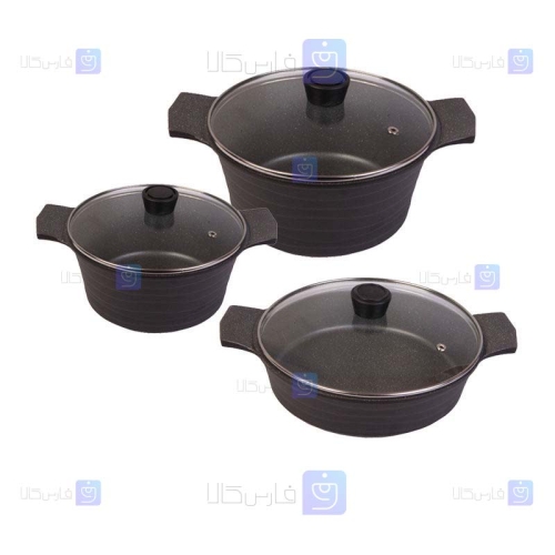 سرویس پخت و پز 6 پارچه دسینی مدل Rejina