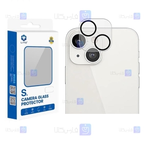 محافظ لنز لیتو Apple iPhone 14 مدل شیشه ای S+ 3D