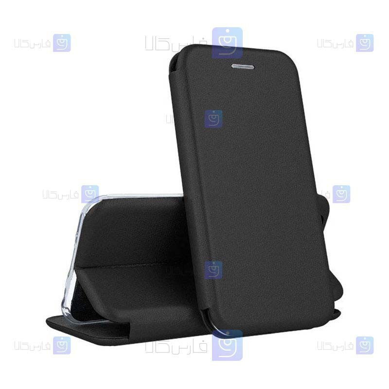 کیف کلاسوری چرمی Samsung Galaxy A04s مدل Leather Standing Magnetic