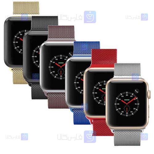 بند فلزی ساعت هوشمند Apple Watch 38mm مدل Milanese