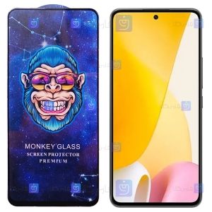 گلس فول گوشی Xiaomi 12 Lite مدل Monkey Premium