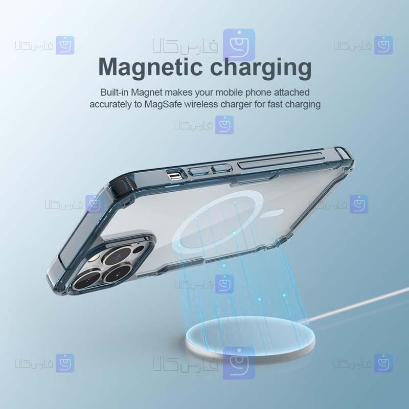 قاب نیلکین Apple iPhone 14 Pro مدل Nature TPU Pro Magnetic