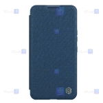 کیف چرمی پارچه ای نیلکین Apple iPhone 14 مدل Qin Pro Plain Leather Cloth case