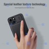 کیف چرمی پارچه ای نیلکین Apple iPhone 14 مدل Qin Pro Plain Leather Cloth case