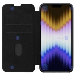 کیف چرمی پارچه ای نیلکین Apple iPhone 14 مدل Qin Pro Plain Leather Cloth case